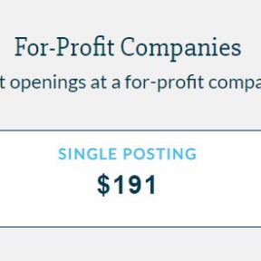 Choose a job posting package.