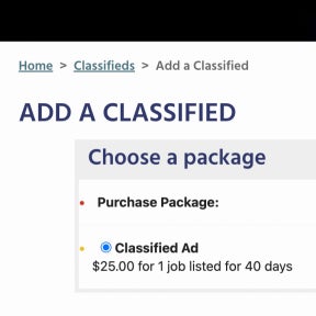 Choose a package.