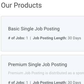 Choose a product.