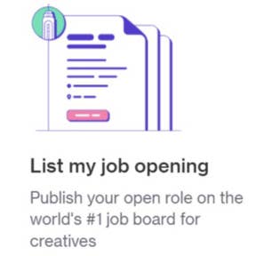 Choose "List my job opening."