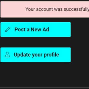 Choose "Post a new ad."