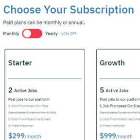 Choose your posting plan.