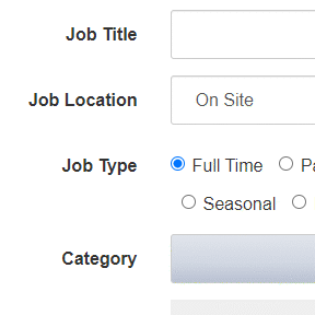 Fill out the job posting form.