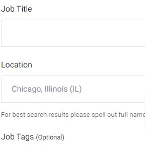 Create your job post.