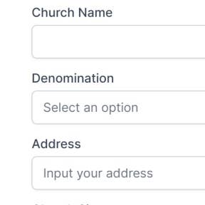 Add information about your church.