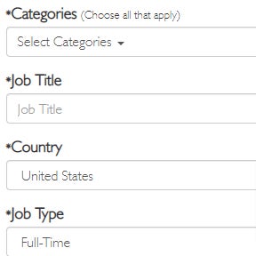Create your listing.
