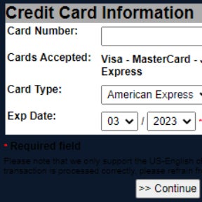 Finalize your order.