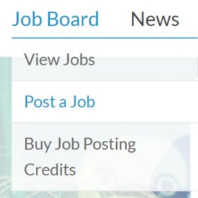 Click on "Post a Job."