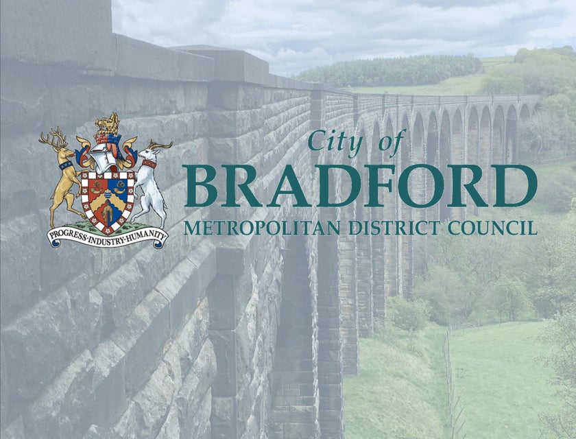 City of Bradford, West Yorkshire logo.