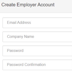 Create an employer account.