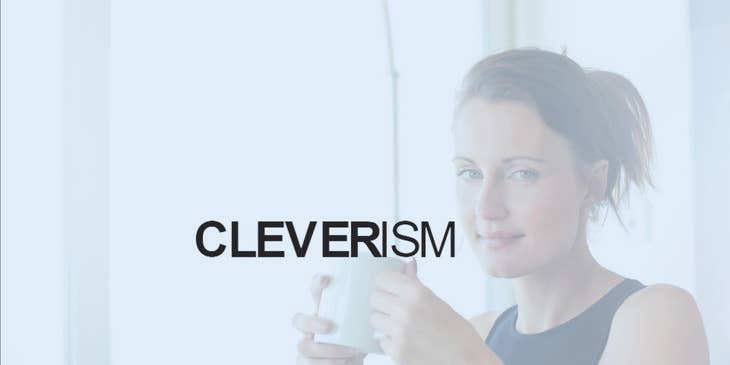 Cleverism logo.