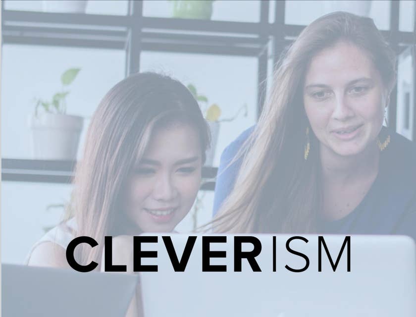 Cleverism logo.