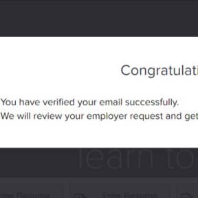 Wait for your account to be approved.
