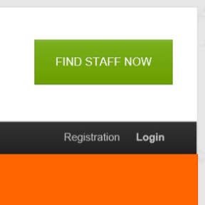 Click "Find Staff Now" on the home page.