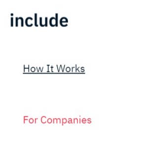 Click "For Companies" on the home page.