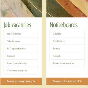 Click "New Job Vacancy."