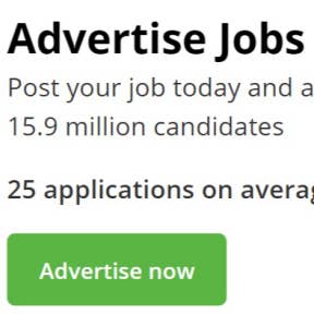 Click on "Advertise now."