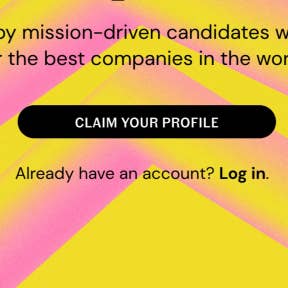Click on "CLAIM YOUR PROFILE."