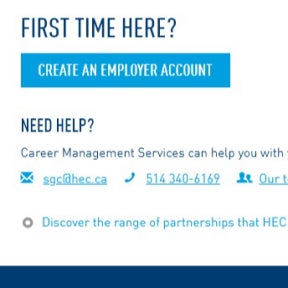 Scroll down to the "FIRST TIME HERE?" section.