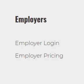 Click on "Employer Pricing."