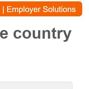 Click on "Employer Solutions" on the home page.