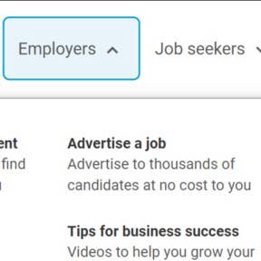 Click on "Employers."