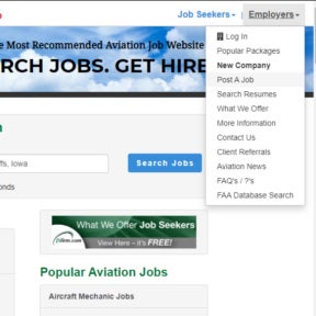 Click on "Post A Job."