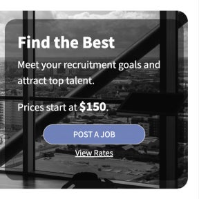 Click on "POST A JOB."