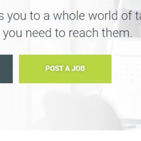 Click on "POST A JOB."