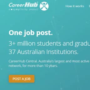 Click on "POST A JOB."