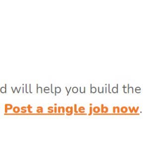 Click on "Post a single job now."