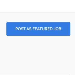Click on "POST AS FEATURED JOB."