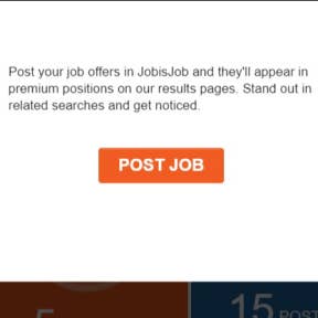 Click on "POST JOB."