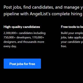 Click on "Post jobs for free" on the home page.