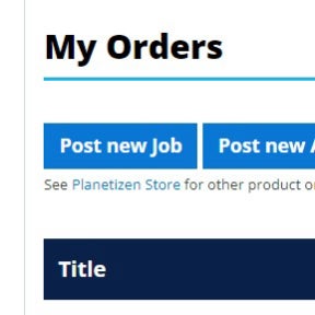 Click on "Post new Job."