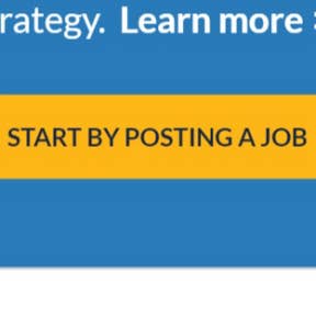 Click on "Start by Posting a Job."