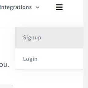 Click on the menu icon on the home page.