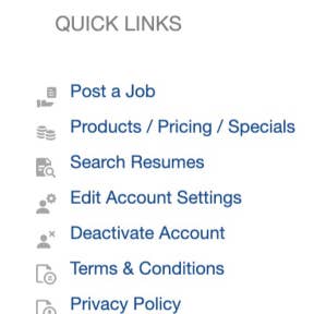 Click on the "Post a Job" button.