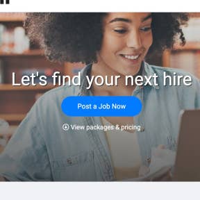 Click on the "Post a Job Now" button.