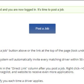 Click "Post a Job."