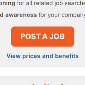 Click on "POST A JOB."