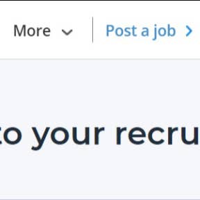 Click "Post a job."