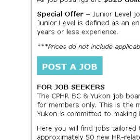 Click "Post a Job."