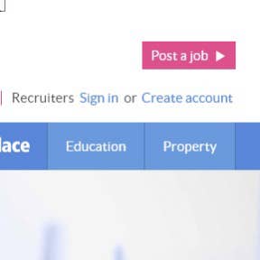 Navigate to the BDJ Jobs home page.
