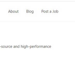 Click "Post a Job" on the homepage.