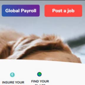 Click on "Post a job" on the home page.