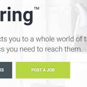 Click "POST A JOB" on the home page.