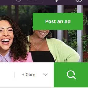 Click on "Post an ad."