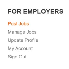 Click on "Post Jobs."
