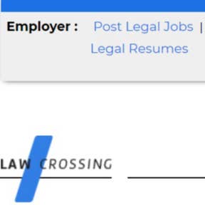 Click "Post Legal Jobs" on the home page.